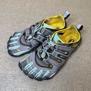 FiveFingers Shoes Women 40 TrekSport Sandals Blue Gray Vibram Comfort Outdoor